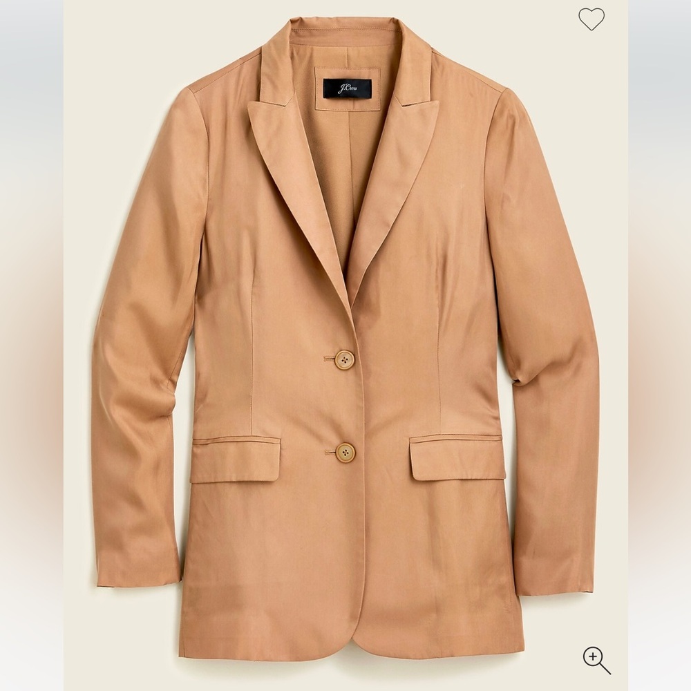 J. Crew Parke Blazer in Cupro NWT